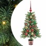 Árbol de Navidad con 150 LED con soporte Verde 90 cm PE
