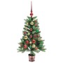 Árbol de Navidad con 150 LED con soporte Verde 90 cm PE