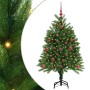 Árbol de Navidad con 150 LED con soporte Verde 120 cm PE