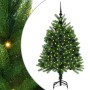 Árbol de Navidad con 150 LED con soporte Verde 120 cm PE