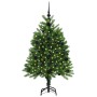 Árbol de Navidad con 150 LED con soporte Verde 120 cm PE