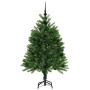Árbol de Navidad con 150 LED con soporte Verde 120 cm PE