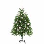 Árbol de Navidad con 150 LED con soporte Verde 120 cm PE
