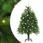 Árbol de Navidad con 150 LED con soporte Verde 120 cm PE