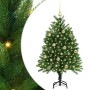 Árbol de Navidad con 150 LED con soporte Verde 120 cm PE