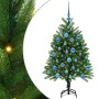 Árbol de Navidad con 150 LED con soporte Verde 120 cm PE