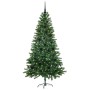Árbol de Navidad con 150 LED con soporte Verde 150 cm PE