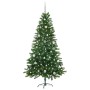 Árbol de Navidad con 150 LED con soporte Verde 150 cm PE