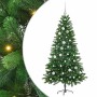 Árbol de Navidad con 150 LED con soporte Verde 150 cm PE