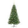 Árbol de Navidad con 150 LED con soporte Verde 150 cm PE