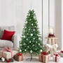 Árbol de Navidad con 150 LED con soporte Verde 150 cm PE
