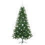 Árbol de Navidad con 150 LED con soporte Verde 150 cm PE