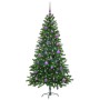 Árbol de Navidad con 150 LED con soporte Verde 150 cm PE