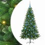 Árbol de Navidad con 150 LED con soporte Verde 150 cm PE