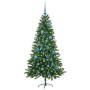 Árbol de Navidad con 150 LED con soporte Verde 150 cm PE