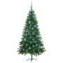 Árbol de Navidad con 150 LED con soporte Verde 150 cm PE
