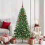 Árbol de Navidad con 150 LED con soporte Verde 150 cm PE