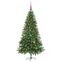 Árbol de Navidad con 150 LED con soporte Verde 150 cm PE