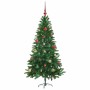 Árbol de Navidad con 150 LED con soporte Verde 150 cm PE