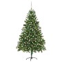 Árbol de Navidad con 300 LED con soporte Verde 180 cm PE