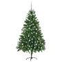 Árbol de Navidad con 300 LED con soporte Verde 180 cm PE