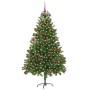 Árbol de Navidad con 300 LED con soporte Verde 180 cm PE