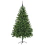 Árbol de Navidad con 300 LED con soporte Verde 180 cm PE