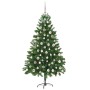 Árbol de Navidad con 300 LED con soporte Verde 180 cm PE
