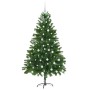 Árbol de Navidad con 300 LED con soporte Verde 180 cm PE