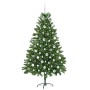 Árbol de Navidad con 300 LED con soporte Verde 180 cm PE
