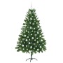 Árbol de Navidad con 300 LED con soporte Verde 180 cm PE