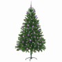 Árbol de Navidad con 300 LED con soporte Verde 180 cm PE