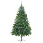 Árbol de Navidad con 300 LED con soporte Verde 180 cm PE
