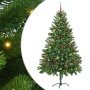 Árbol de Navidad con 300 LED con soporte Verde 180 cm PE