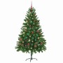 Árbol de Navidad con 300 LED con soporte Verde 180 cm PE