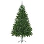 Árbol de Navidad con 300 LED con soporte Verde 210 cm PE