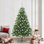 Árbol de Navidad con 300 LED con soporte Verde 210 cm PE