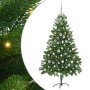 Árbol de Navidad con 300 LED con soporte Verde 210 cm PE