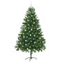 Árbol de Navidad con 300 LED con soporte Verde 210 cm PE