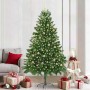 Árbol de Navidad con 300 LED con soporte Verde 210 cm PE