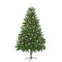 Árbol de Navidad con 300 LED con soporte Verde 210 cm PE