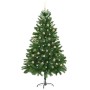 Árbol de Navidad con 300 LED con soporte Verde 210 cm PE