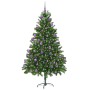 Árbol de Navidad con 300 LED con soporte Verde 210 cm PE