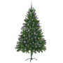 Árbol de Navidad con 300 LED con soporte Verde 210 cm PE