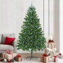 Árbol de Navidad con 300 LED con soporte Verde 210 cm PE
