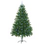 Árbol de Navidad con 300 LED con soporte Verde 210 cm PE