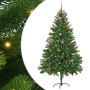 Árbol de Navidad con 300 LED con soporte Verde 210 cm PE