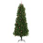 Árbol de Navidad con 300 LED con soporte Verde 240 cm PE