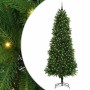 Árbol de Navidad con 300 LED con soporte Verde 240 cm PE