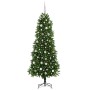Árbol de Navidad con 300 LED con soporte Verde 240 cm PE